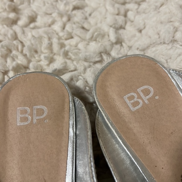 Silver metallic BP mules - Picture 5 of 6